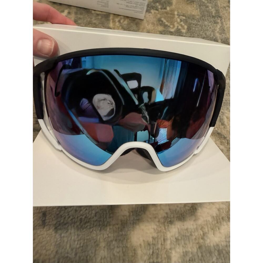POC Snowboard Goggles Zonula Race Black/white Partly Sunny Blue NIB $300